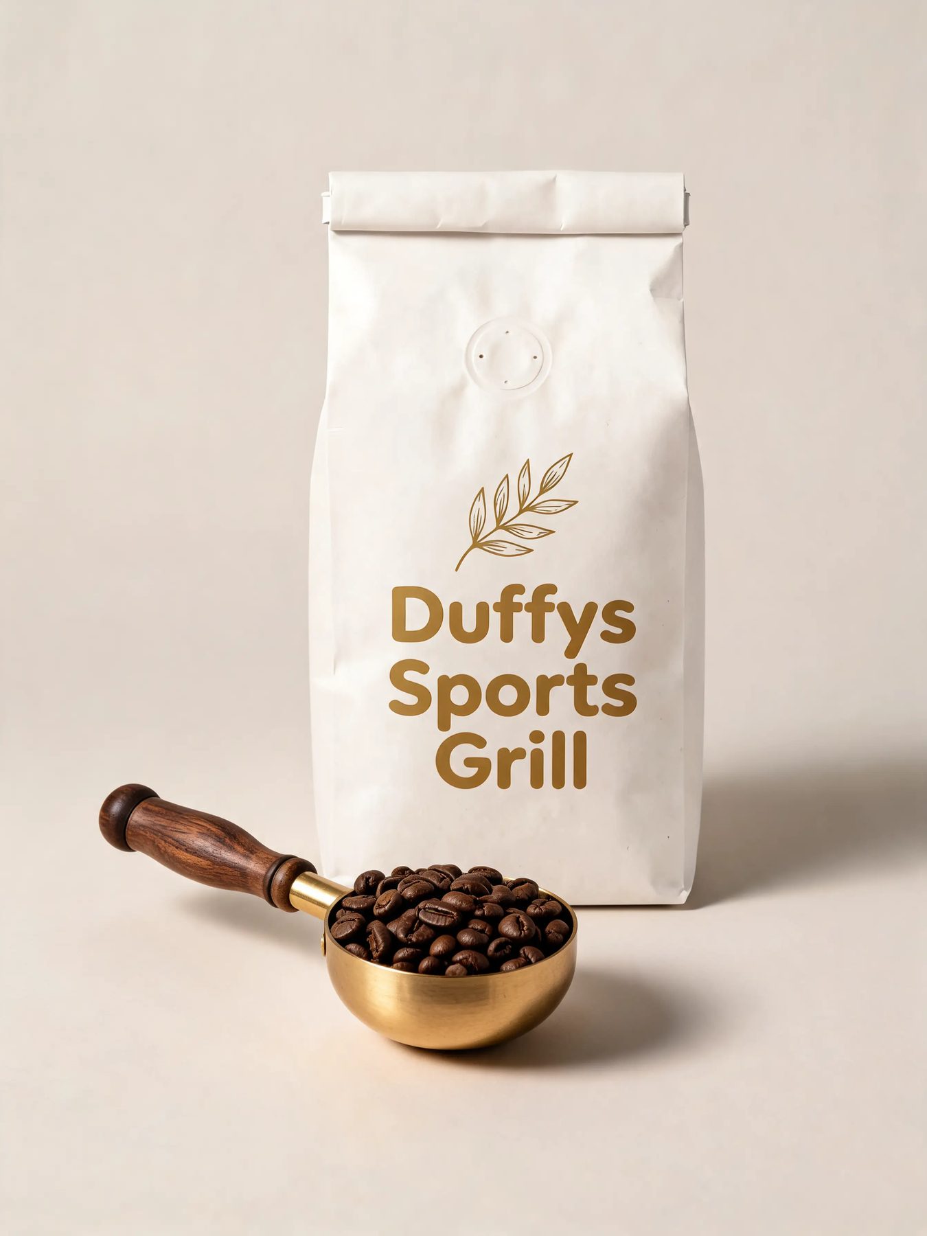 Brass Coffee Scoop
